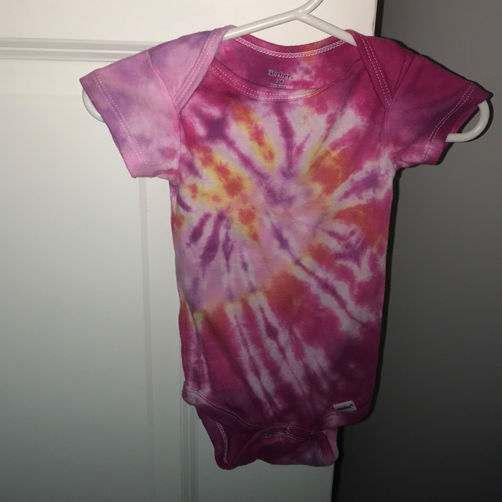 Tie dye onesie